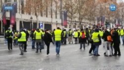 Fransa'da Sarı Yelekliler Protestolarına Devam Ediyor